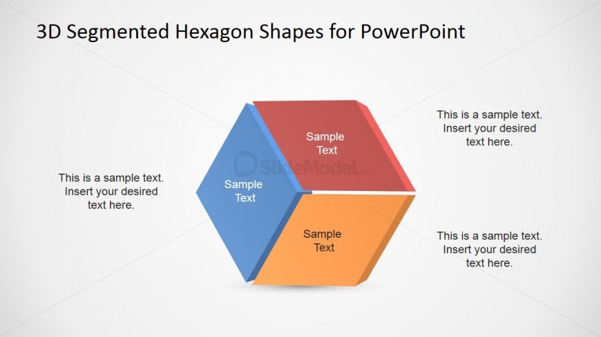 3 Segment Hexagonal Shape