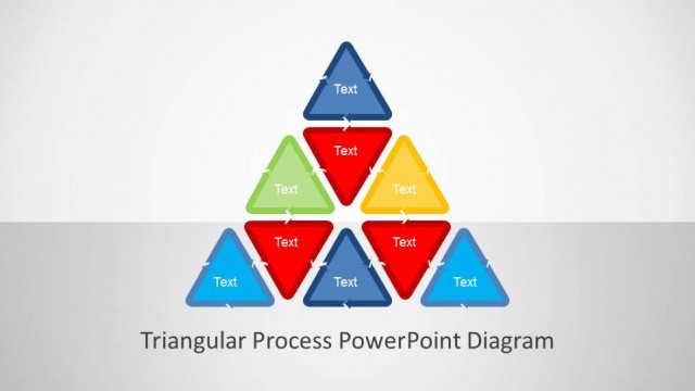 Triangular Process PowerPoint Diagram