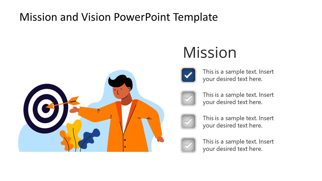 Vision Statement & Mission PowerPoint Template - SlideModel