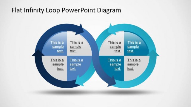 Infinity Loop Ribbon PowerPoint Diagram