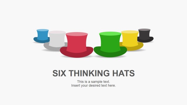 De Bono’s Six Thinking Hats PowerPoint Template