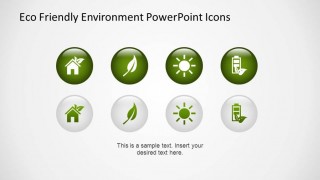 PowerPoint Icons of Environmental topics