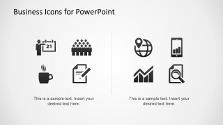Collection of Business Icons for PowerPoint
