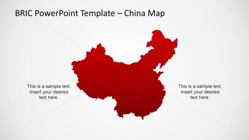 China Map Slide Design for PowerPoint