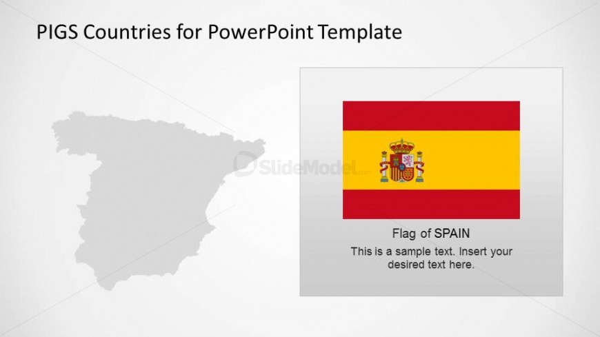 PowerPoint Map and Flag of Spain
