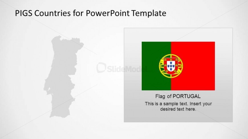 portugal presentation map