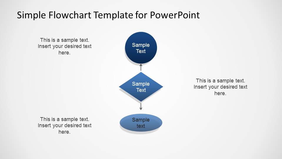 Simple Flowchart Template For Powerpoint Slidemodel I 7650