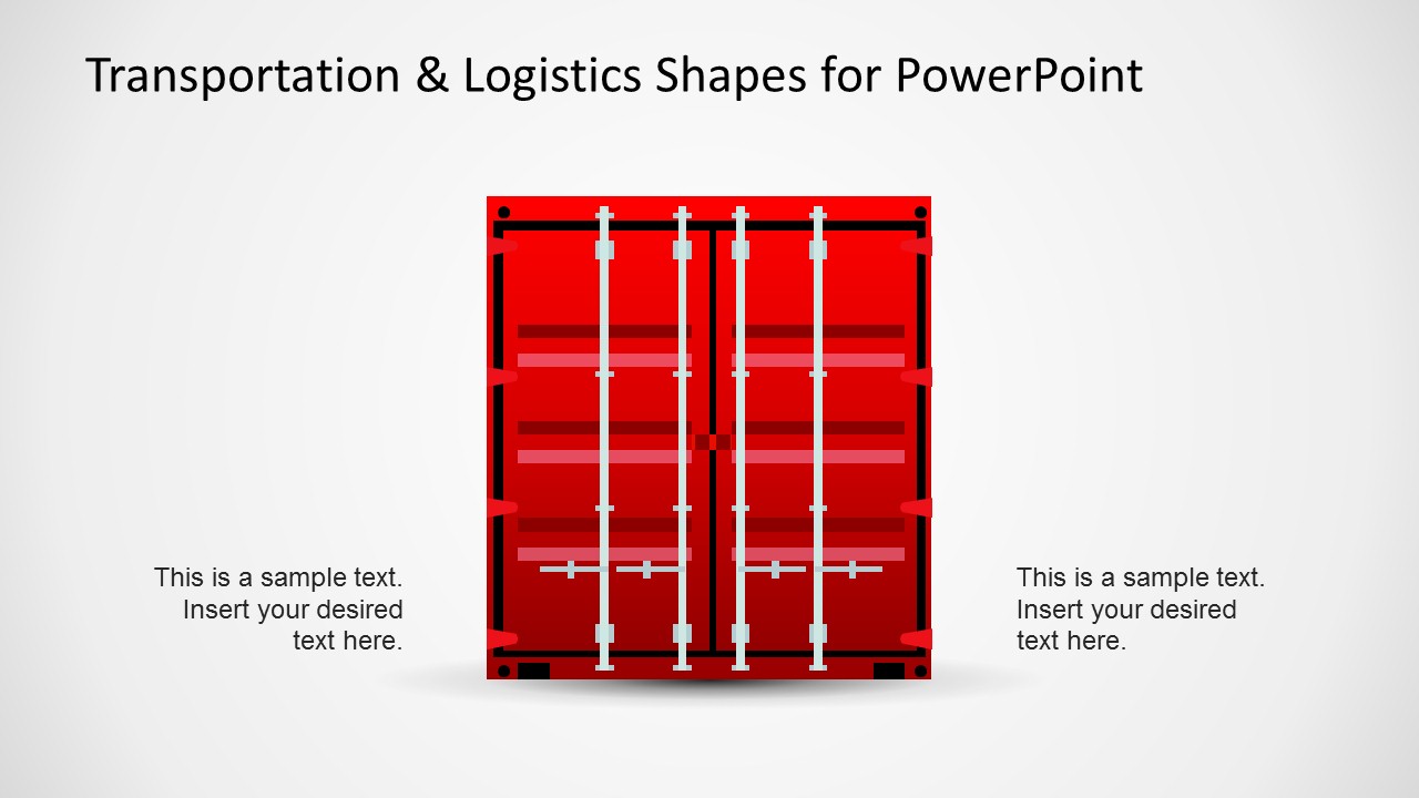 Transportation Logistics Shapes For PowerPoint SlideModel