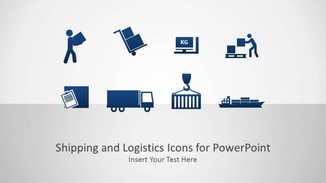 Shipping and Logistics Icons for PowerPoint
