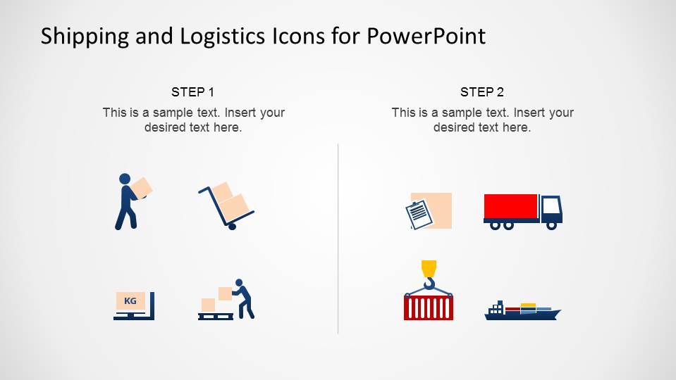 Shipping And Logistics Icons For Powerpoint Slidemodel