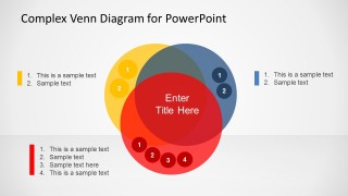 Complex Venn Diagram PPT Slide
