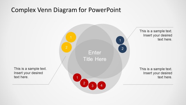 Overlapping Sets Venn Diagram for PowerPoint