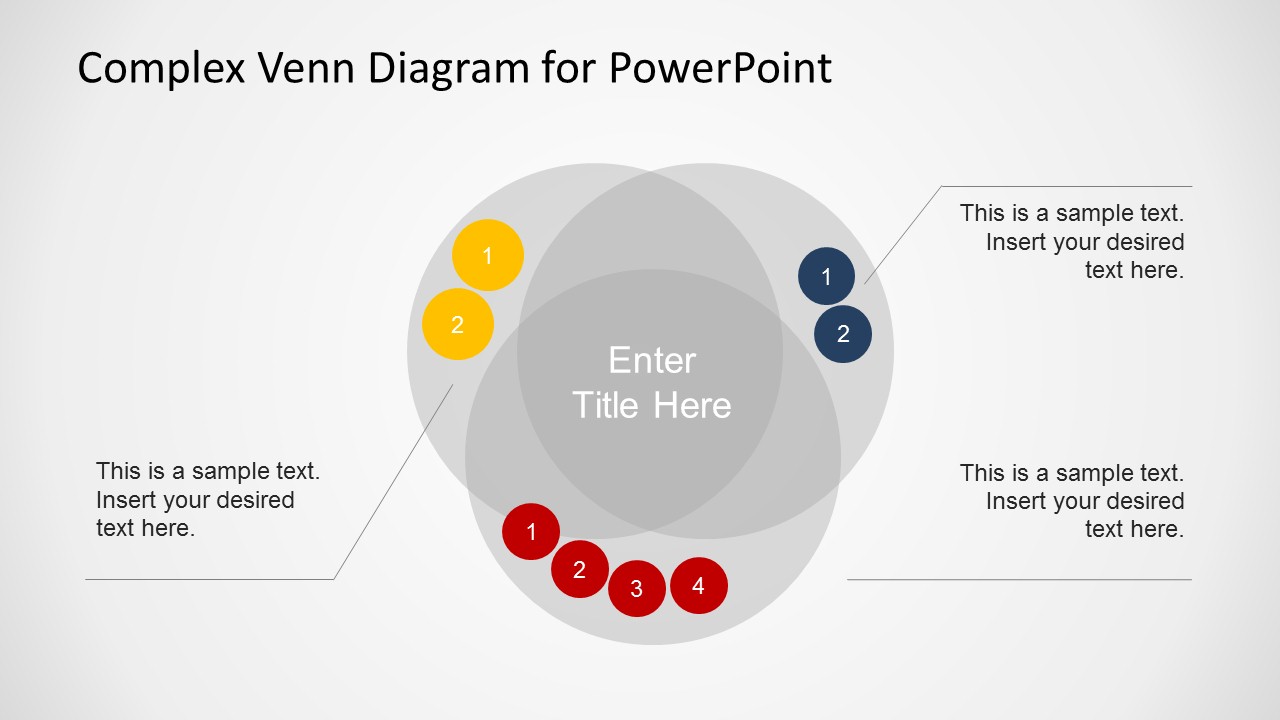 4 Set Venn Diagram for PowerPoint - SlideModel