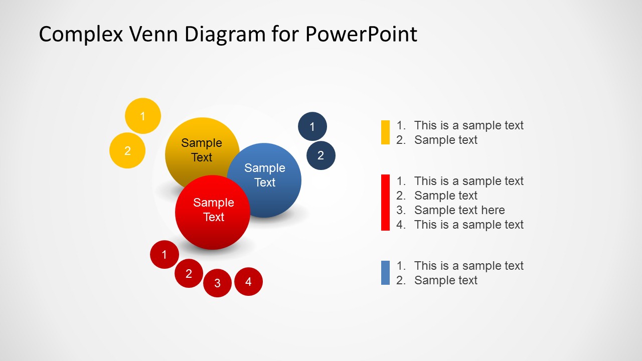 4 Set Venn Diagram for PowerPoint - SlideModel