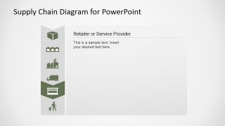 Supply Chain PowerPoint Diagram Flat Design - SlideModel