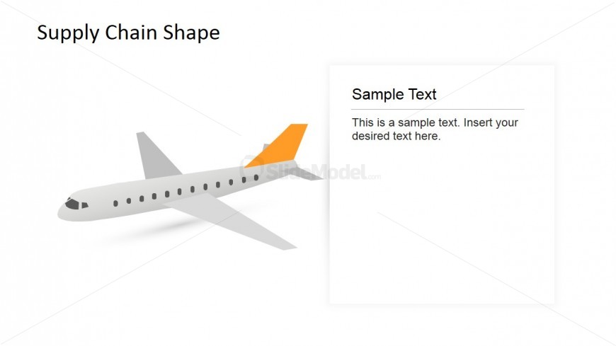 PowerPoint Shape of Plane Clipart