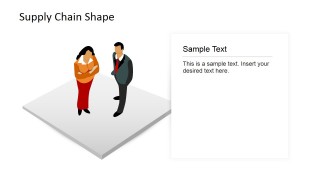 PowerPoint Editable Shapes of Man and Woman