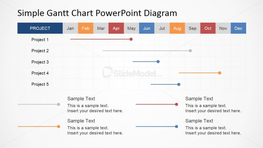 Gantt Chart Project Planning PowerPoint Designs for Presentation Tools 