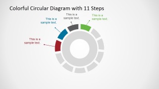 11 Steps Circular PowerPoint Diagram - SlideModel