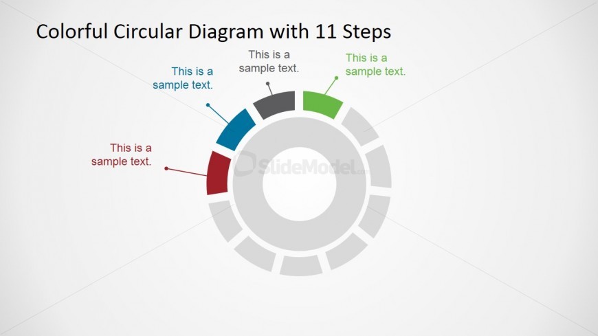 11 Steps Circular Process Diagram