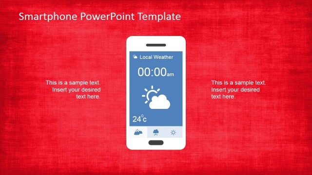 Mobile Phone Smart Application PowerPoint Slide