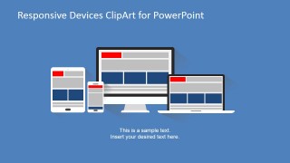 Responsive Devices Clipart PowerPoint Shapes