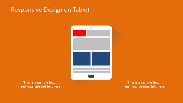 Tablet Responsive Devices Clipart Slide Design