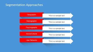 PowerPoint Slide with Segmentation Alternatives