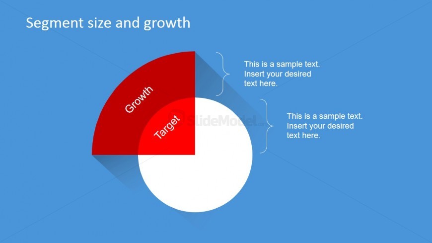 PowerPoint Slide Describing Segment Target and Growth