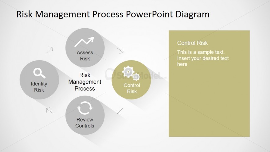 PowerPoint Risk Management Process Control Step