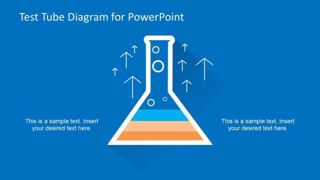 Test Tube Diagram Template for PowerPoint