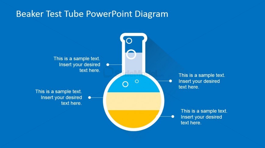 Professional Test Tube PowerPoint Diagram