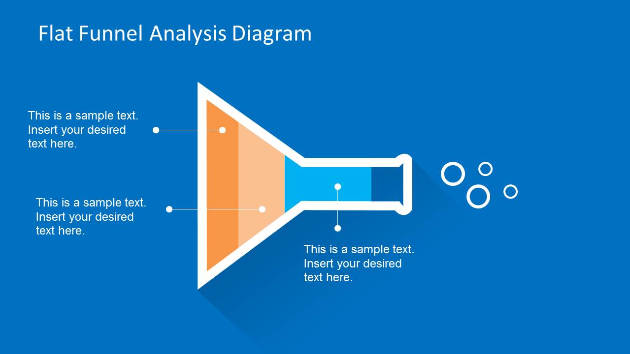 Flat Funnel Analysis Diagram Template for PowerPoint - SlideModel
