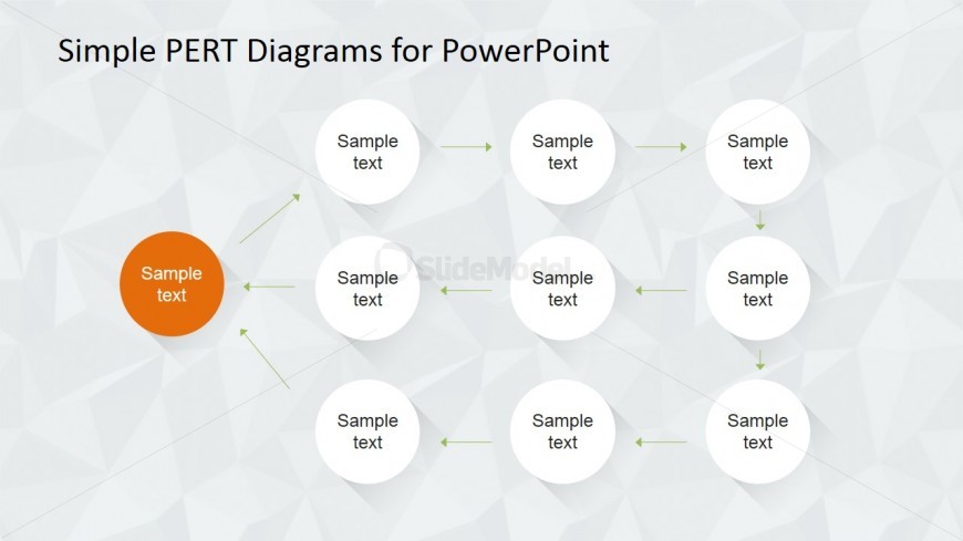 Easy to Use PERT Diagram Template
