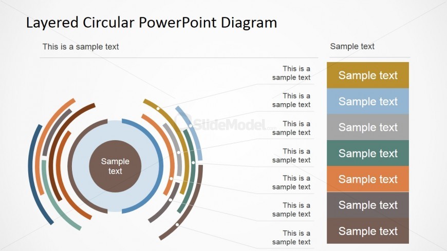 PowerPoint Presentation with Circular Diagram
