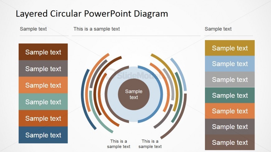 PowerPoint Staged Circular Diagram