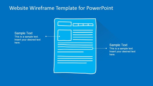 Service Webpage Description Wireframe Template