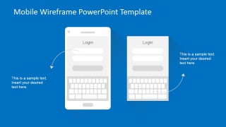 PowerPoint Mobile Wireframe Login Use Case
