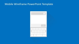 PowerPoint Wireframe of Text Box Typing