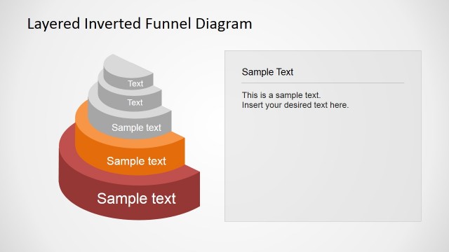 Innovative and Impressive 5 level Funnel Diagram