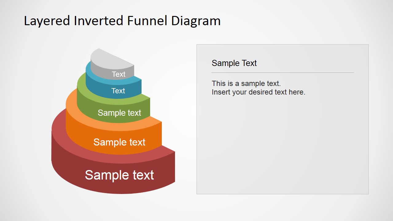 Amazingly Customized 5 level Funnel Diagram
