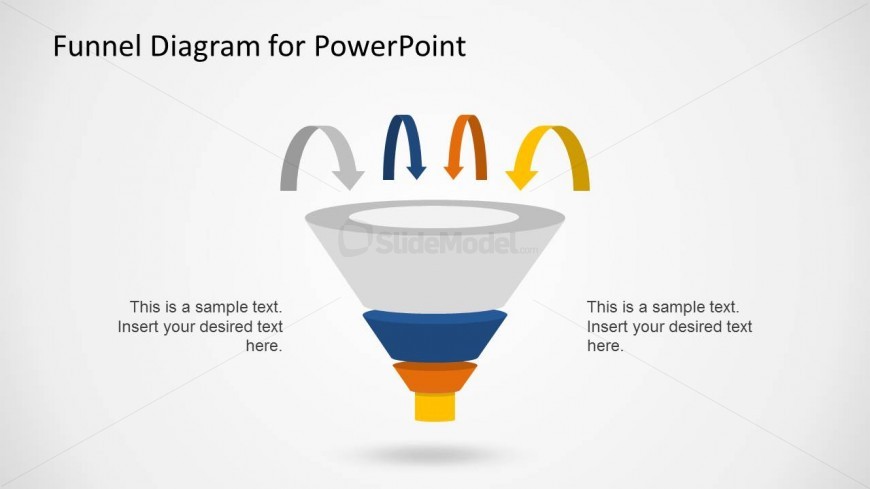 Sales Funnel Diagram Vector for PowerPoint