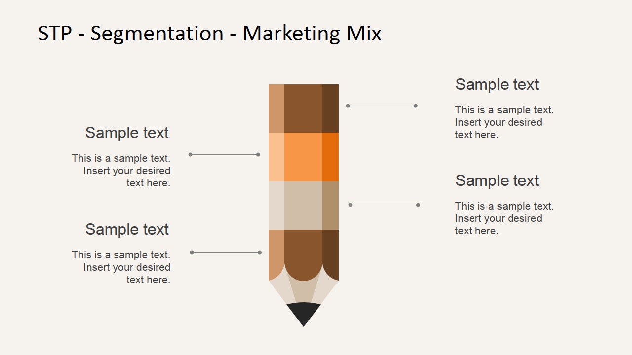 Effective Marketing Mix Segmentation With Pencil Bar Chart