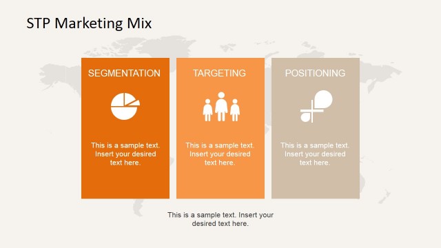 Segmentation Targeting and Positioning Workflow PowerPoint Diagram