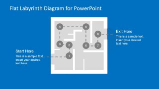 Labyrinth Problem Solving Slide Design for PowerPoint