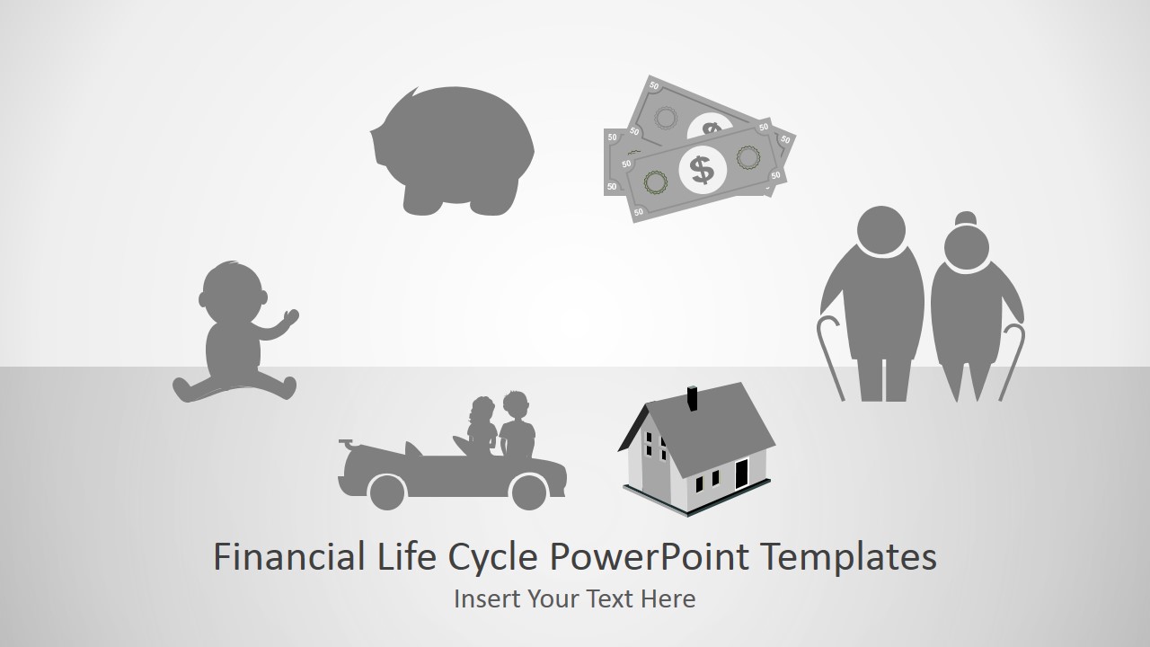 PowerPoint Template for Financial Life Cycle