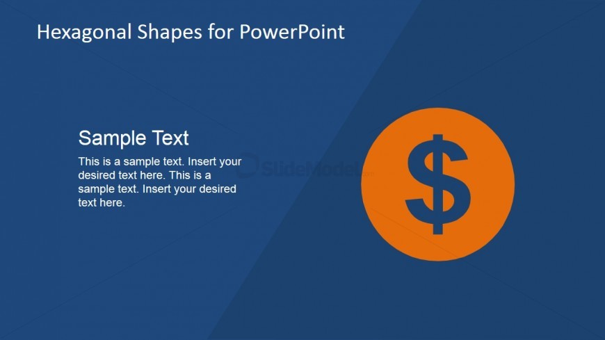 Dollar Sign Shape for PowerPoint