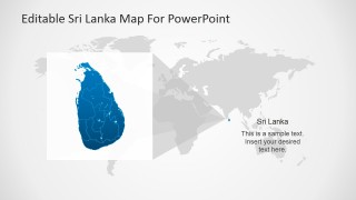 PowerPoint Design for Locating Sri Lanka