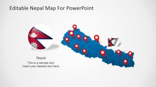 Nepalese Map PowerPoint Design

