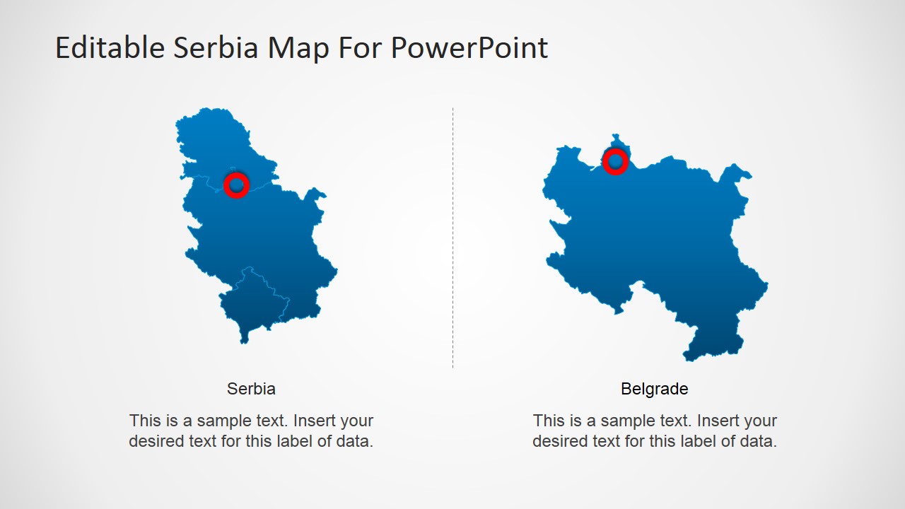 Regional Map of Serbia and Outline Map of Belgrade 